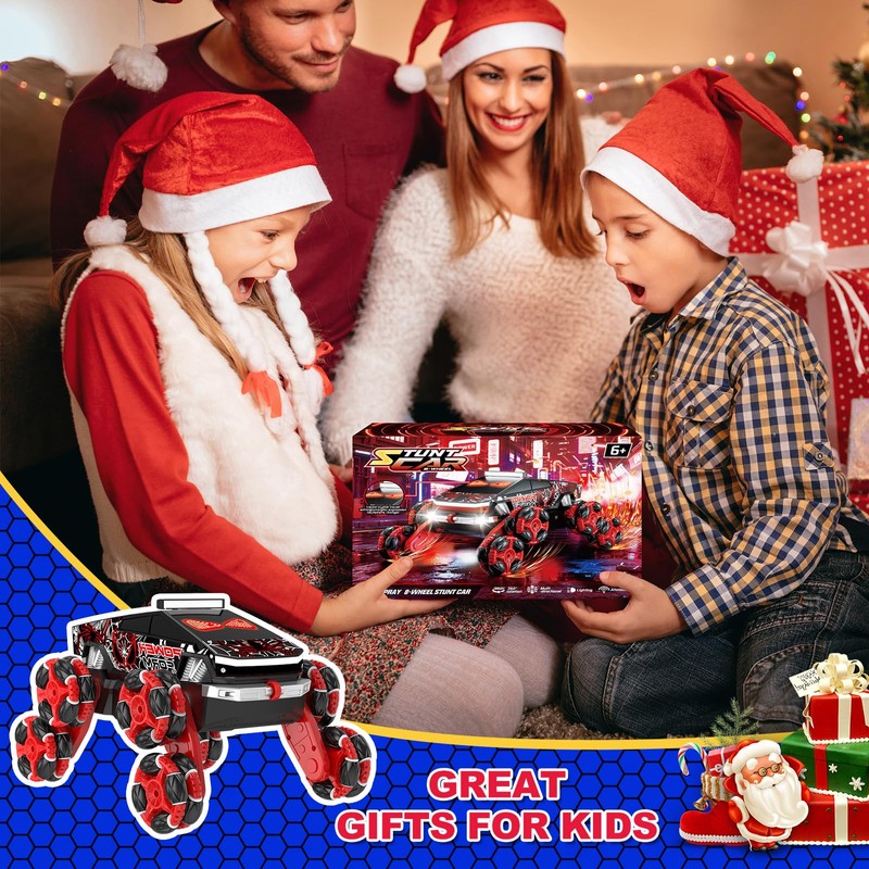 8WD Gesture Sensing RC Stunt Car Toys for Boys, Spider