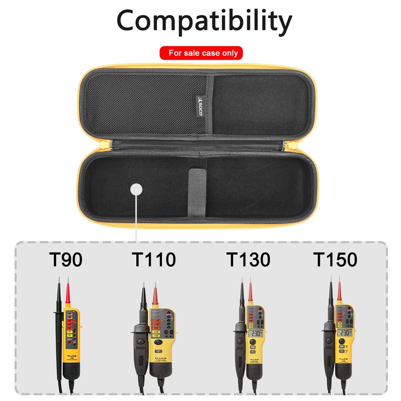 RLSOCO Hard Case for Fluke T90/T110/T130/T150 Voltage Continuity Tester (Case