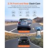 70mai 2.7K Dash Cam Front and Rear A500S, 1944P UHD