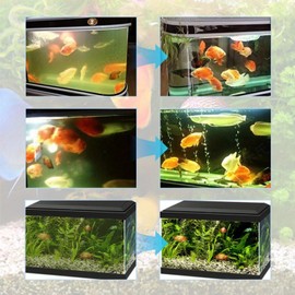 3*35PCS Powerful Aquarium Water Purification Tablet,Water Purification Tablets for Fish Tanks,Portable Aqua Water Purification Tablets,Fish Tank Algae Remover,Fi/sh Ta/nk Wa/ter Pu/rification Ta/blets
