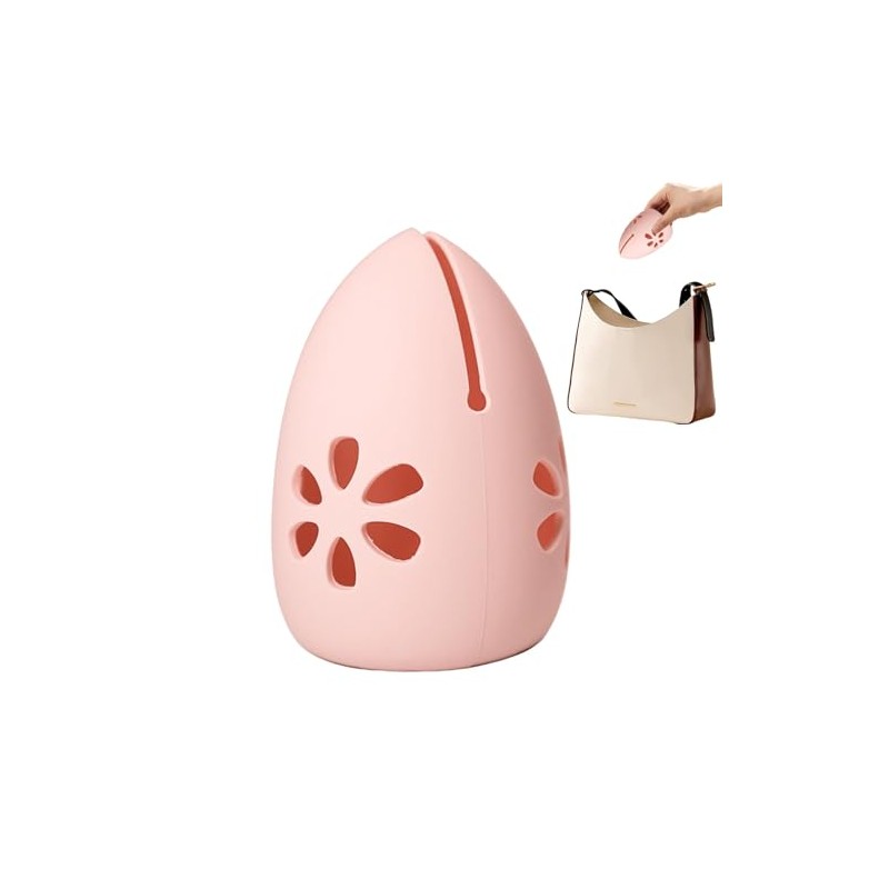 Soporte para esponja de maquillaje, estuche de viaje para esponja