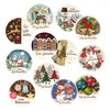 Günthart Pack of 12 Merry Christmas Round Decorative Signs in