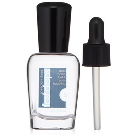 ZOYA Fast Drying Drops Top Nail Coat , Clear , 0.5 Fl Oz (Pack of 1)