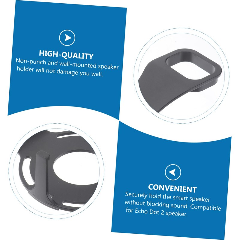DOITOOL Speaker Holders Non-Punch Wall-Mounted Speaker Case for 2 Easy