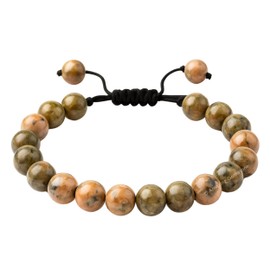 Amazing Gemstone Maifanite Bracelet for Women Men's Gifts - Protection Healing Crystal Bracelet - 8mm Gemstones Beaded Adjustable Bracelet Pulseras Para Hombres Mujer Stocking Stuffers