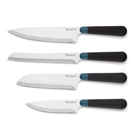Hampton Forge 897344 Keen Black Marble 5-Piece Cutlery Set