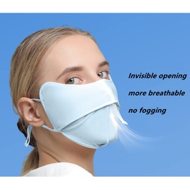 Ligart UV Face Mask Washable Reusable Exercise Breathable Sun Protection Golf Sports Face Mask for Women