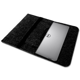 NAUC Laptop Sleeve Protective Case for Dell Latitude 9510 15 Inch Laptop Sleeve Felt Case Notebook Cover Colour: Dark Grey