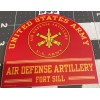 Decal - Fort Sill Air Defense Artillery - Red -