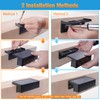 VOLISUN Solar Deck Lights ,7 Colors&Warm White Outdoor 4-Pack Waterproof