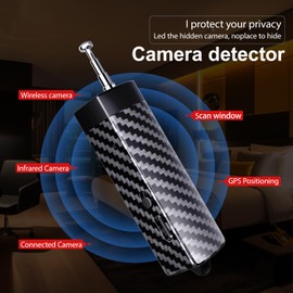 Wireless Camera Detector,2025 Camera Detector,Wireless Device GPS Signal Detector,Portable Camera Detectors for Car Indoor Home Hotel Travel Office