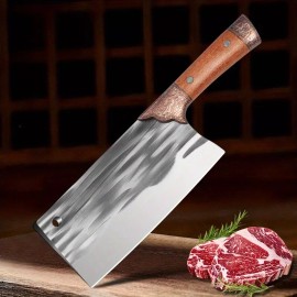 Xiaotianlai Heavy duty Meat cleaver Hand forged slicing knife commercial sharp kitchen knife