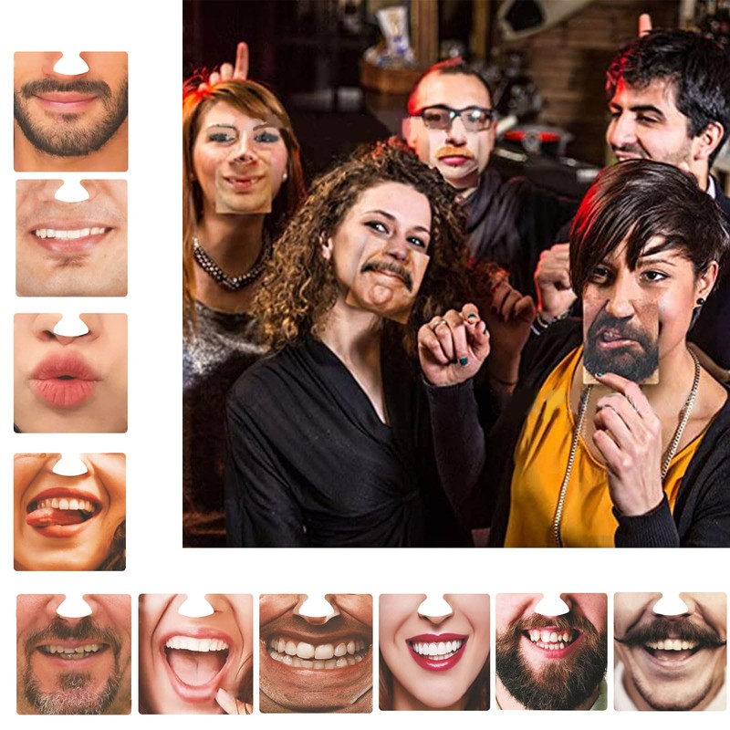 YANIYA Pack of 10 Party Face Covers and Cup Mat