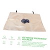 WHAMVOX Fireproof BBQ Mat High Temperature Resistant Grill Blanket Portable