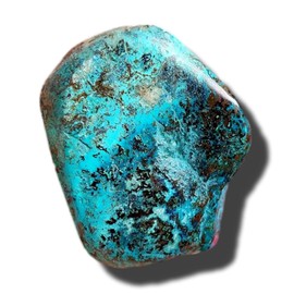 Shattuckite with malachite Tumbled & Hand Polished Natural Healing Crystal Gemstone Specimen Stone - piece #8 shattuckite