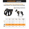 Reflective Service Dog in Training Vest Harness Leash Set for