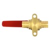 4-Pack EFIELD 1-inch Pex Crimp Shut-off Brass Ball Valve with