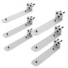 Neevolve Floating Shelf Bracket, 8 Inch 6PACK White Heavy Duty