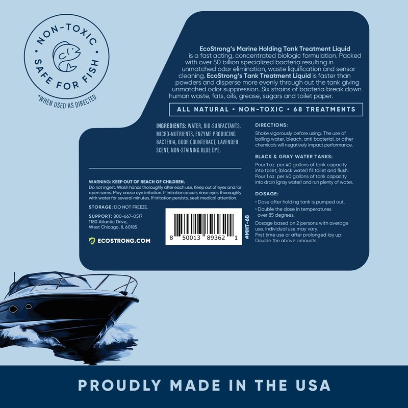 Marine Holding Tank Treatment | Powerful Enzymatic Black Water Digesting