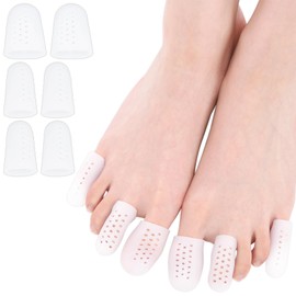 LODI Toe Protection Cap, 6 Pieces, 2 Sizes, Breathable, Toe Support, Finger Sack, Toe Protection Cap