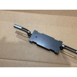 GMX Carbon Fiber Center Brace + 1/5 ESC Mount for 1/7 Arrma Infraction 6s BLX CF