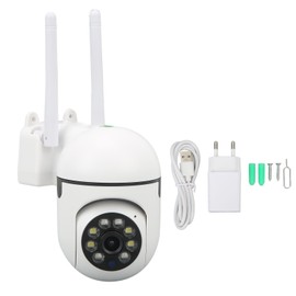 Smart Security Camera Wireless WiFi Indoor Surveillance Camera Infrared Night Vision for Home EU Plug