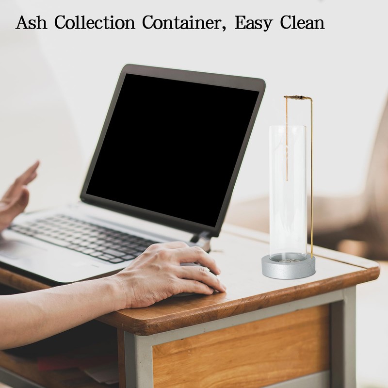 Incense Holder for Sticks, Anti-Ash Flying Incense Burner with 30