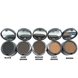 Engrosador Rellenador de Barba Maquillaje Temporal Instantaneo Cubre Canas Negro