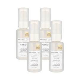 Kristin Ess Hair Weightless Shine Working Hair Serum, Frizz Taming, Cuticle Smoothing, Moisture Locking, Shine Enhancing, Color + Keratin Safe, 1.7 fl oz (Pack of 4)