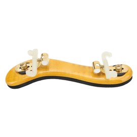 Violin Shoulder Rest Pad Wood Non Slip Height Adjustable Feet Instrument Accessory 1/2