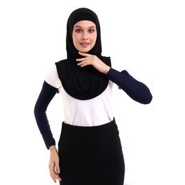 ihvan online, Manga de oración musulmana hiyab para mujer, Azul marino, Tamaño Estándar