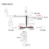 LED Work Lights Bar Remote Wiring Harness Kit 12V 40A
