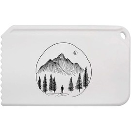 Azeeda 'Hiking In The Mountains' Plastic Ice Scraper (IC00042601)