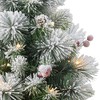 Puleo International Pre-Lit 2' Table Top Artificial Christmas Tree with