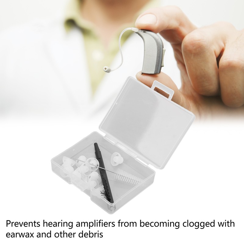 Hearing Amplifier Open Domes Soft Lightweight Single Layer Replaceable Hearing