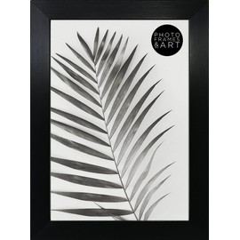 pf+a REAL GLASS A5 Frame - Black A5 Photo Frame - Glass A5 Picture Frame - Portrait & Landscape - Wall & Stand Display