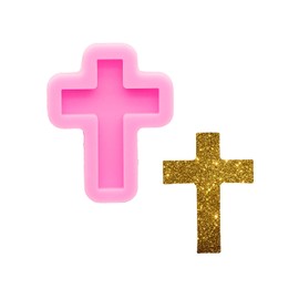 Angel Wings Mini Cross Shape Reusable Resin Silicone Molds Non-stick DIY Candy Desserts Gum Paste Ice Cream Fondant Mold Crystal Jelly Pudding Cupcake Baking Mold
