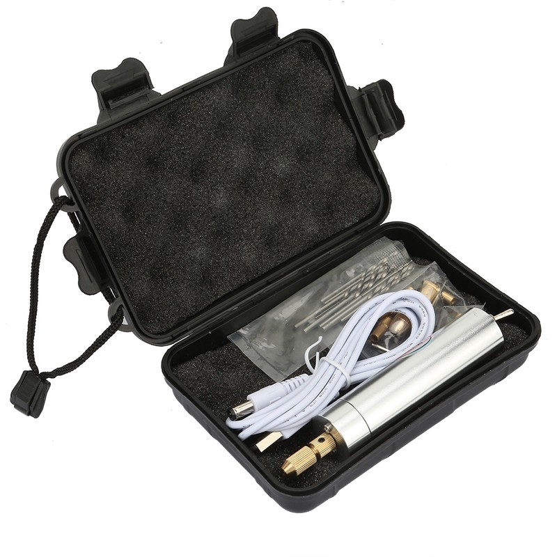 Electric Mini Drill Grinder Adjustable Speed Polishing Engraving Grinding Pen