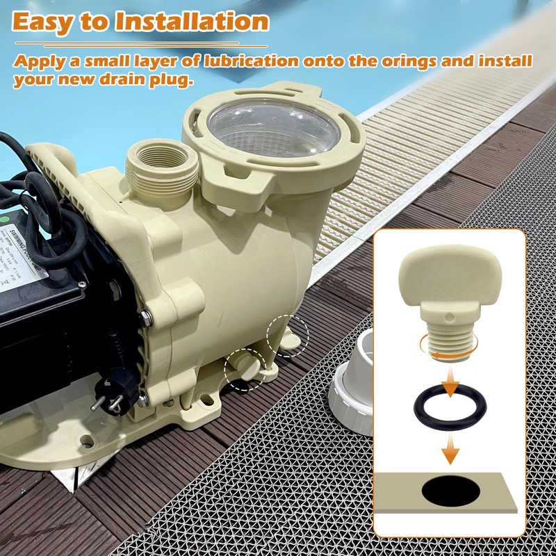 071131-192115 Replacement for Whisperflo and Intelliflo Pool Pump Parts Drain