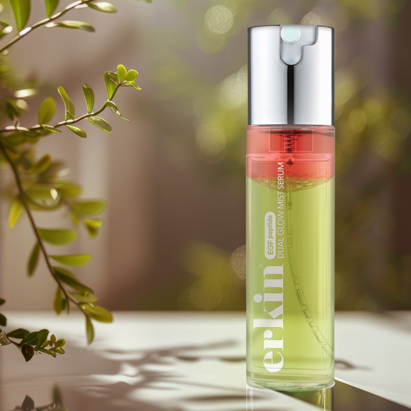 Erkin Dual Glow EGF Mist Serum 80ml Moisture Glowing Serum
