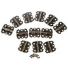 12Pcs Antique Butterfly Shapped Hinges Butt Hinges Connectors with Screws