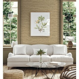 Surface Style - Peel and Stick Wallpaper, Texture Wallpaper for Bedroom, Powder Room, Kitchen, Self Adhesive, Vinyl, 30.75 Sq Ft Coverage (Tiki Texture Collection, Twine)