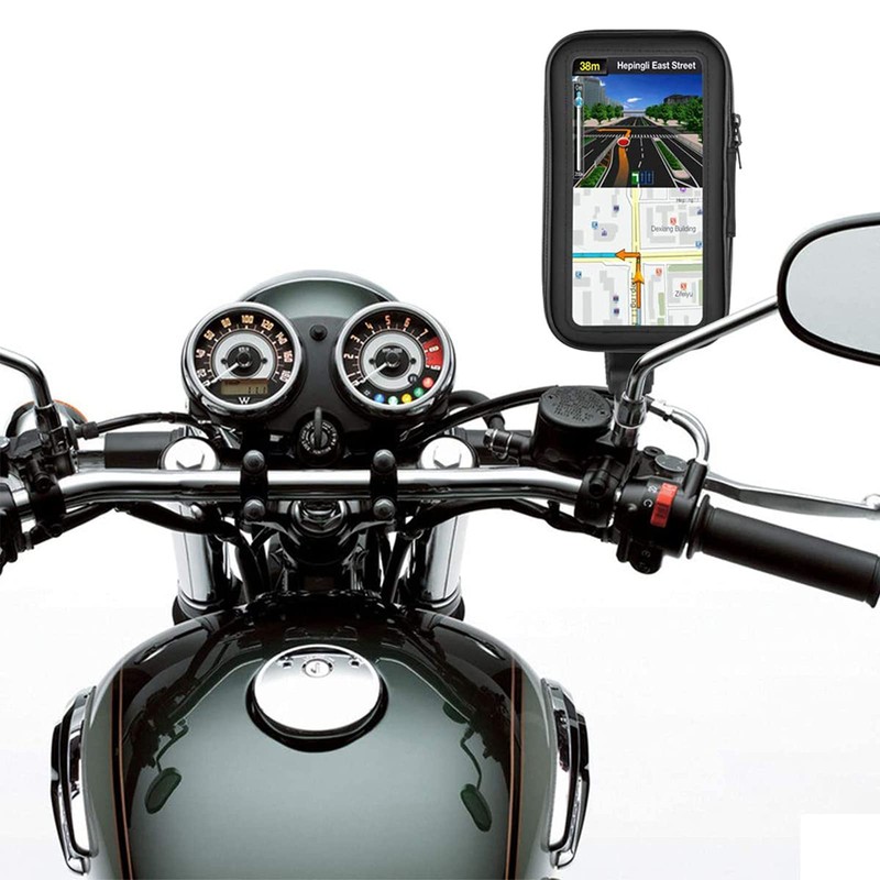 Professional Waterproof Moto Support Case, SUNSEATON 360 Degree Rotation Universal
