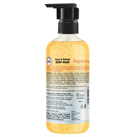 Buds & Berries Detox & Refresh Tangerine Body Wash (Shower gel) with Natural Vitamin C for Radiance | NO Sulphate, NO Paraben (300 ml)