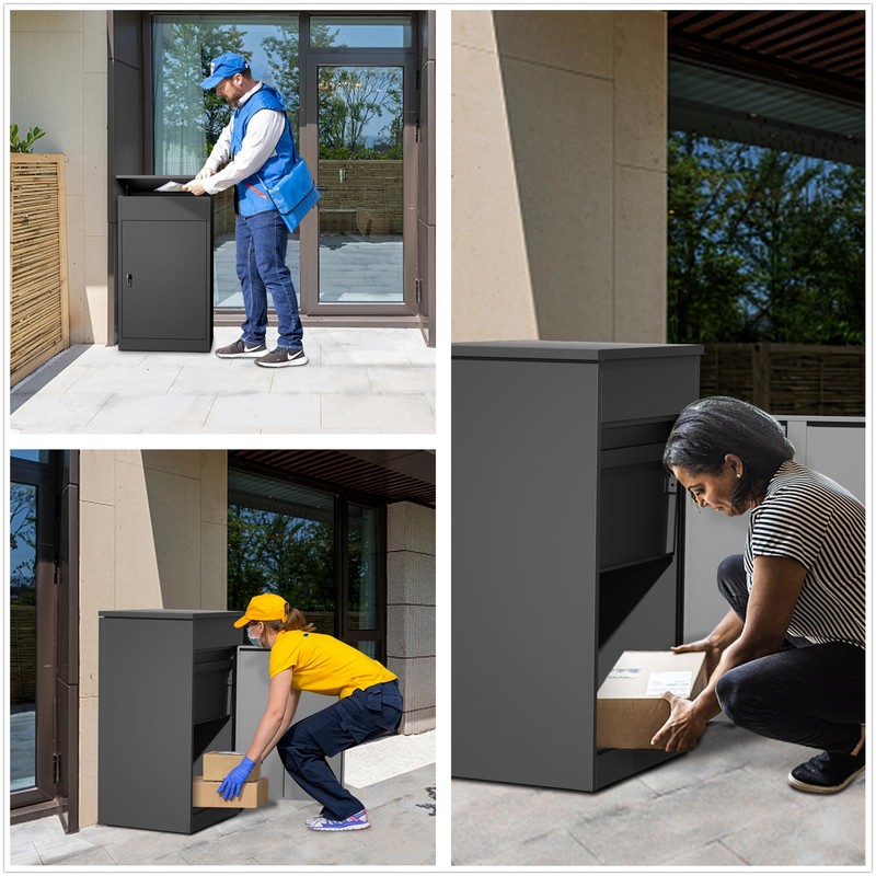 33.5Inch/85CM Express Package Delivery Boxes for Outside, Home Large Space