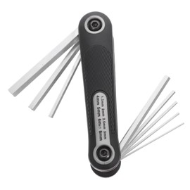 DOITOOL 1set Portable Folding Wrench Tool Set Key for Bike Car and Furniture Repairs Hand Tools Comfortable Grip for Projects