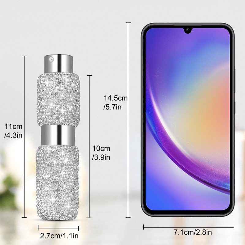 Shyshining Portable 8ML Perfume Travel Refillable Bottle, Travel Size Perfume