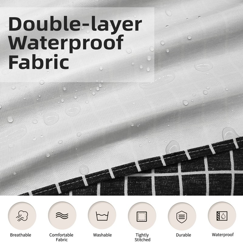 NLUS 2 Pack Kitchen Cooking Aprons, Adjustable Bib Waterproof Chef