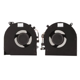 Annadue CPU Cooling Fan Replacement CPU GPU Fan for Spirit Blade 15 GTX1060 RZ09-027 RZ09-0270 RZ09-0300 4 Pin Power Connector DC 5V 0.5A (CPU GPU)