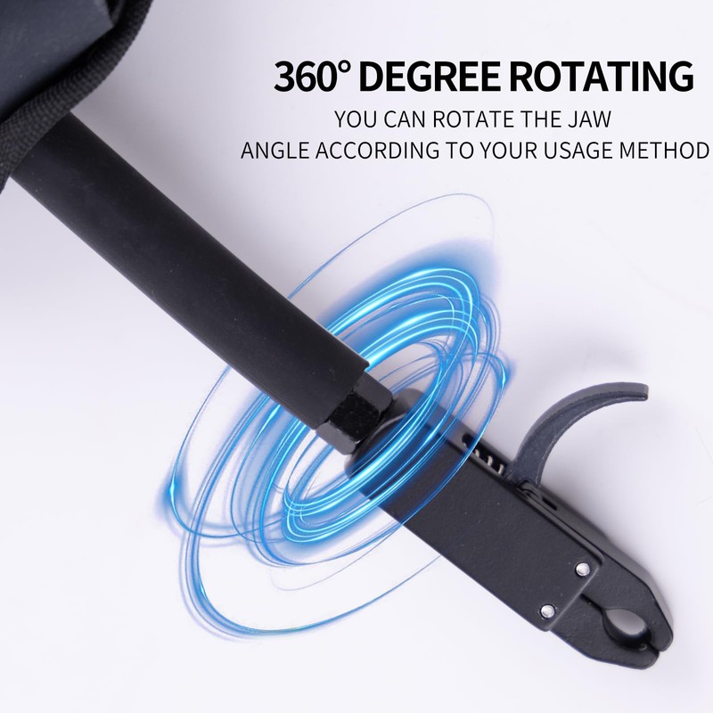 Moyujian Composite Bow Release, Adjustable Wristband 360 ° Rotating Trigger